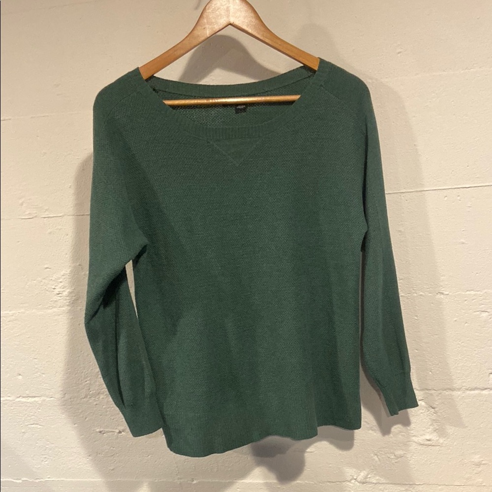 American Eagle Outfitters Green Knit Sweater